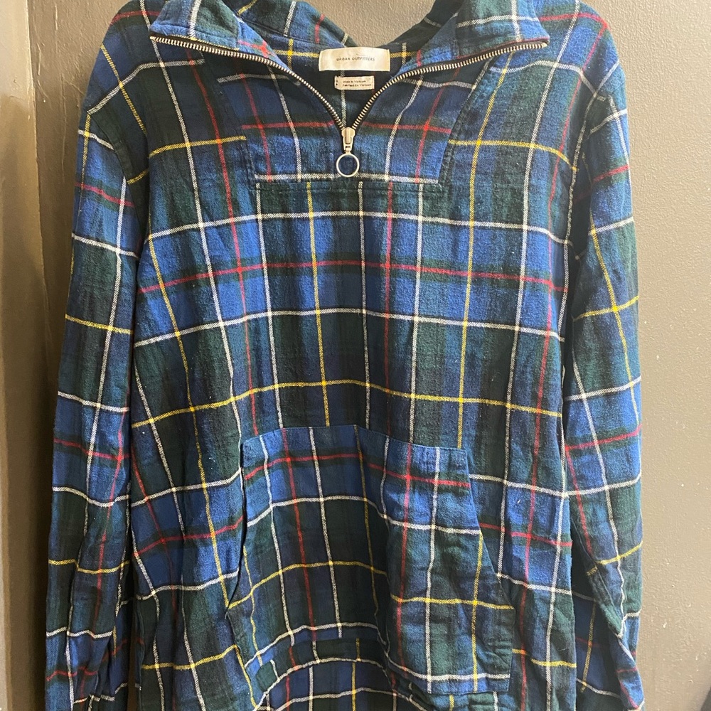 Urban Outfitters Half Zip flannel